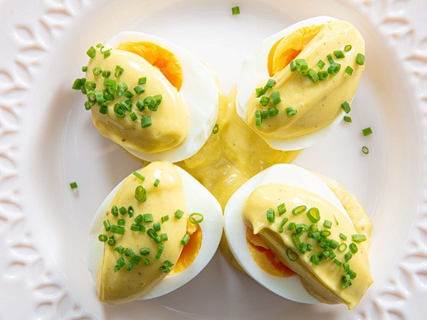 French eggs with mayo (Oeufs mayonnaise)