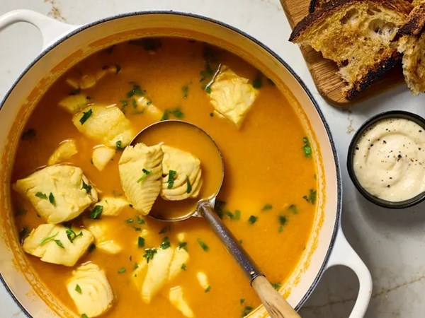 French fish soup (Bouillabaisse)