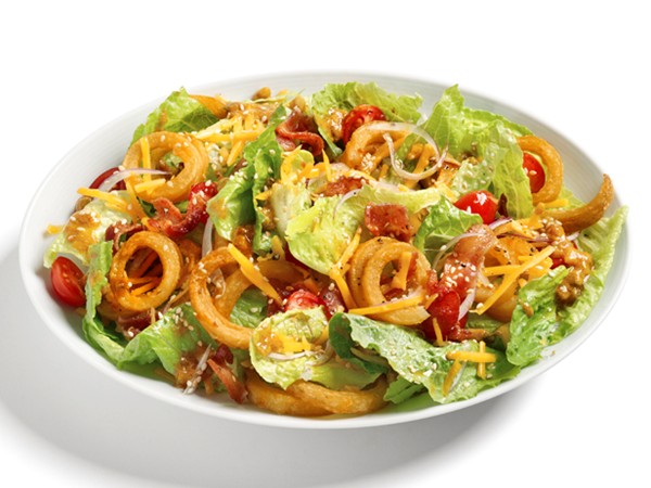 French fry deluxe salad