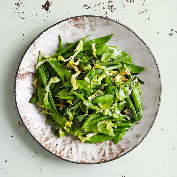 French-ish peas