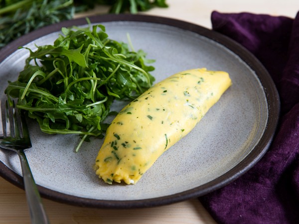 French omelette with fines herbes