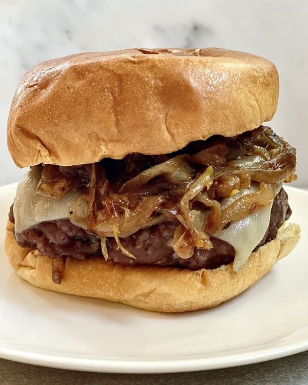 French onion burgers