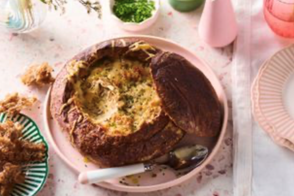 French onion cob loaf