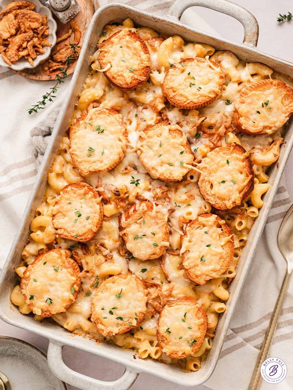 French onion mac and cheese