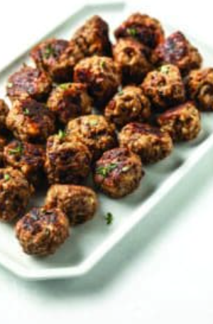 French onion meatballs