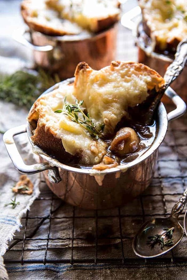 French onion potato soup