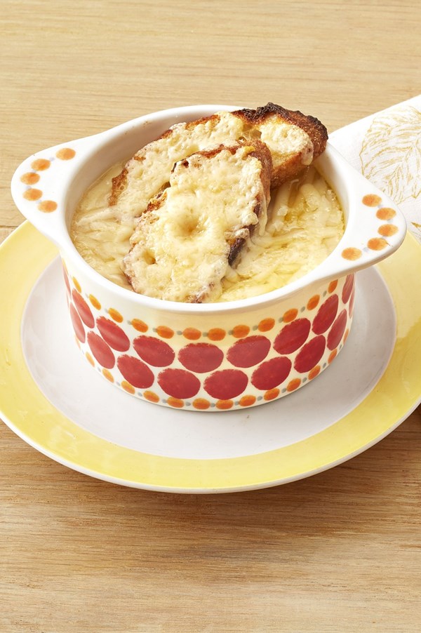 French onion potato soup