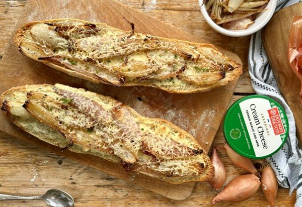 French onion soup open baguettes
