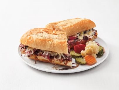 French onion steak sandwiches