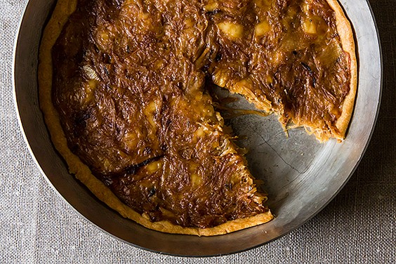 French onion tart