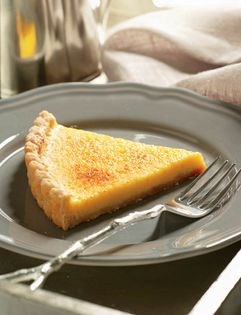 French orange cream tart