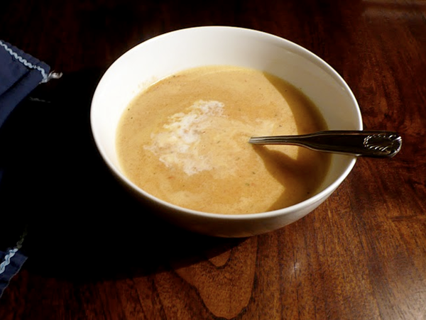 French red pepper soup (Potage aux poivrons rouges) 