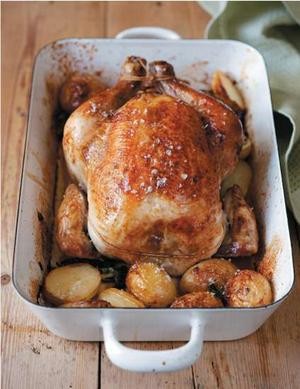 French roast chicken dinner