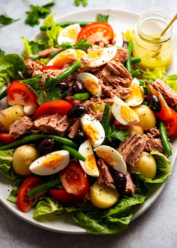 French salad with tuna (Nicoise salad / Salade Nicoise)