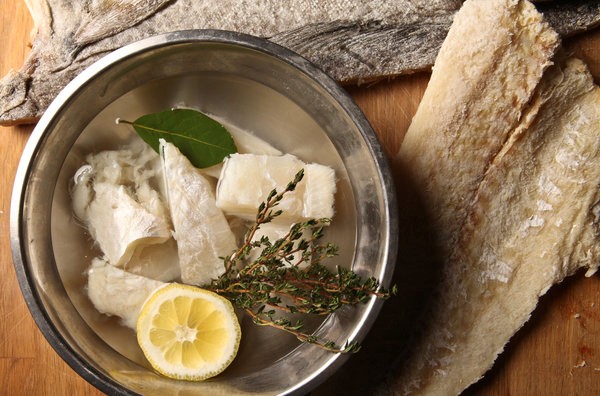 French salt cod and potato brandade