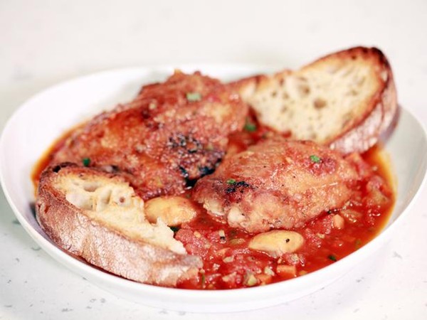 French stewed chicken thighs