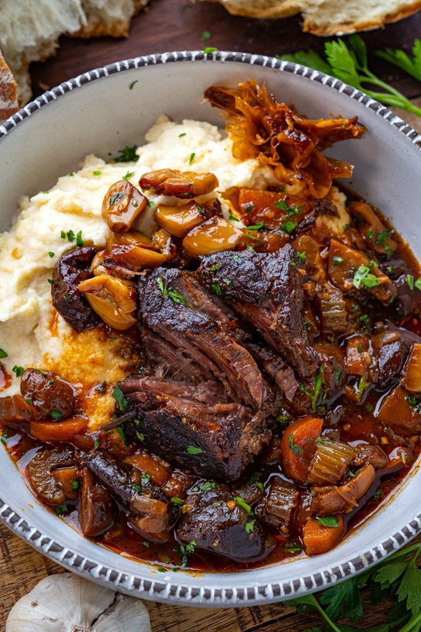 French style braised short ribs
