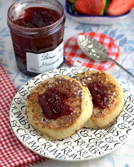 French toast crumpets