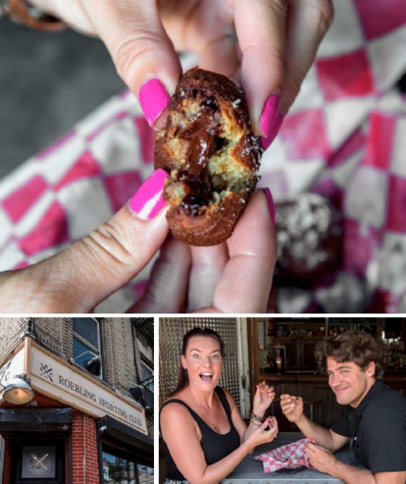 French toast fritters [Sean Rawlinson, Roebling Sporting Club]