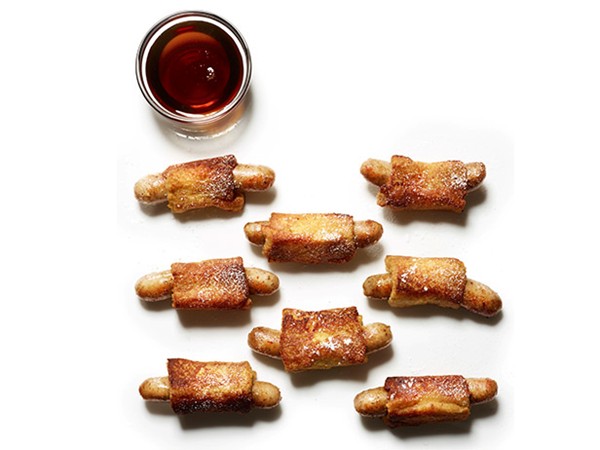 French toast pigs in blankets