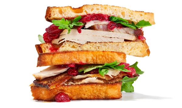 French toast turkey sandwich