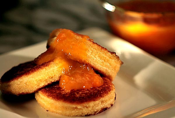 French toast with orange compote