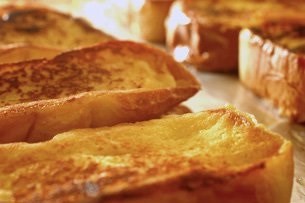 French-toasted brioche (Brioche façon pain perdu)