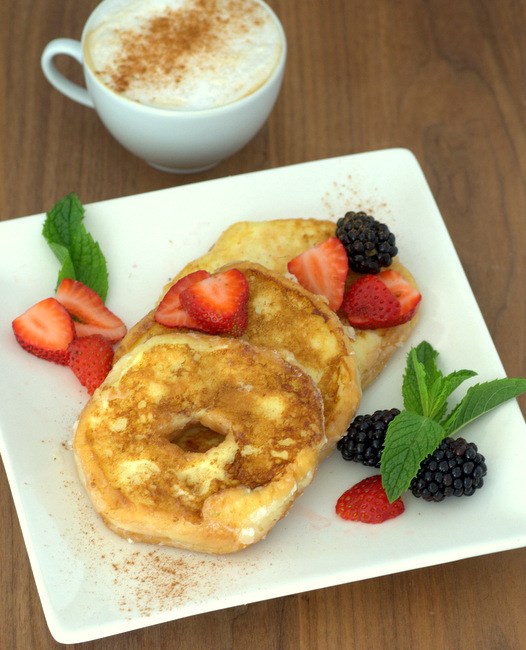 French-toasted donuts