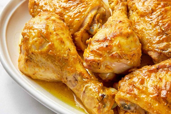 French's mustard-herb roasted chicken 