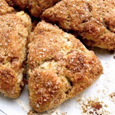 Fresh apple cinnamon scones