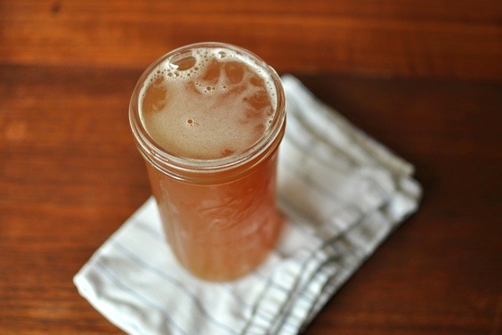 Fresh apple shrub