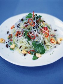 Fresh Asian noodle salad