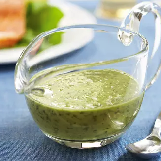 Fresh basil vinaigrette