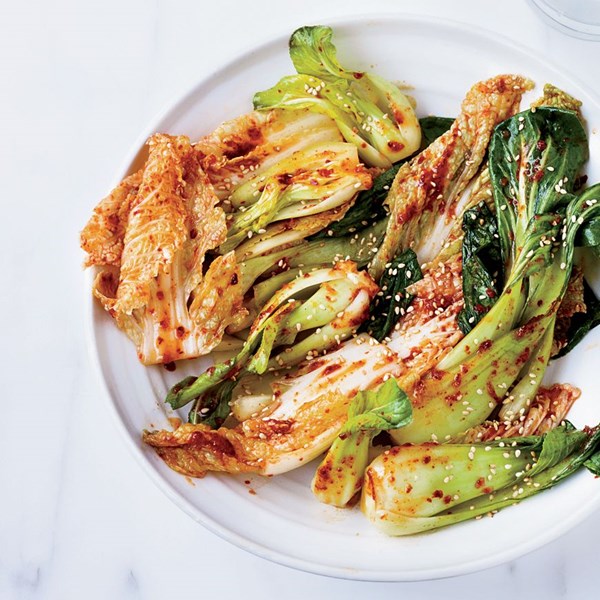 Fresh cabbage kimchi