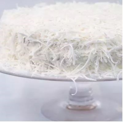 Fresh coconut layer cake