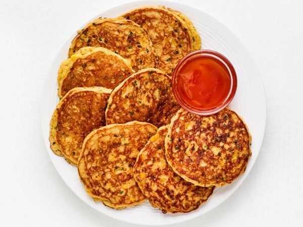 Fresh corn cakes 