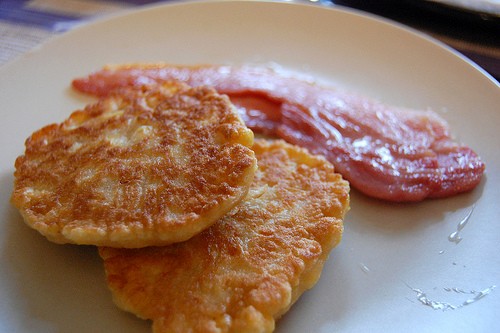 Fresh corn fritters
