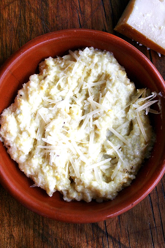 Fresh corn polenta