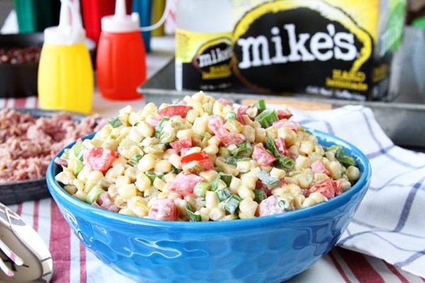 Fresh corn salad
