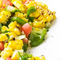 Fresh corn salad