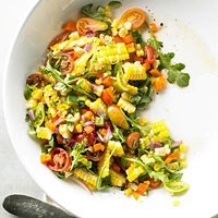 Fresh corn salad