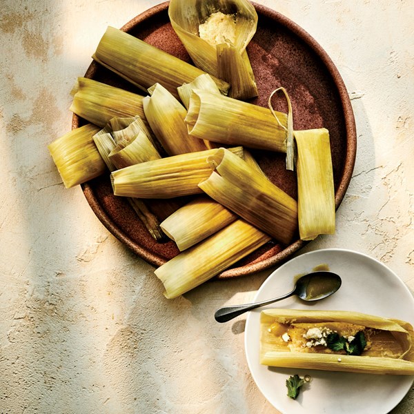 Fresh corn tamales (Uchepos)