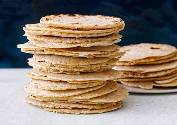 Fresh corn tortillas