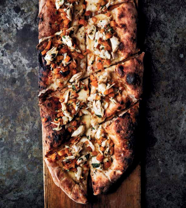 Fresh crab and roasted peppers (Granchio)
