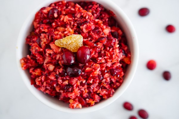 Fresh cranberry relish
