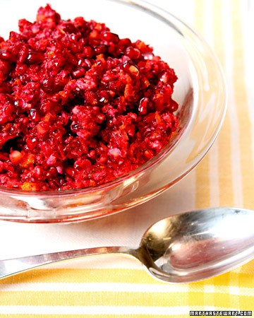 Fresh cranberry relish