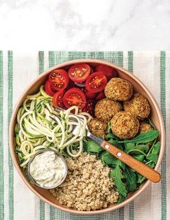 Fresh falafel & tzatziki bowl