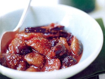 Fresh fig and madeira compote