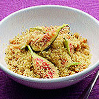 Fresh fig and pine nut couscous