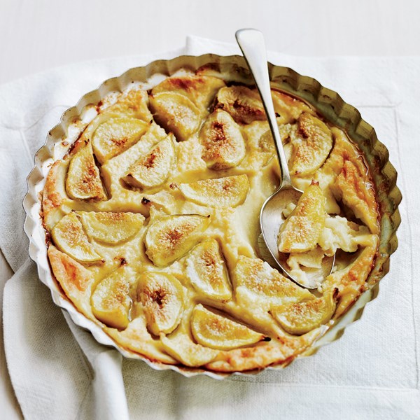 Fresh fig clafoutis [John Besh]